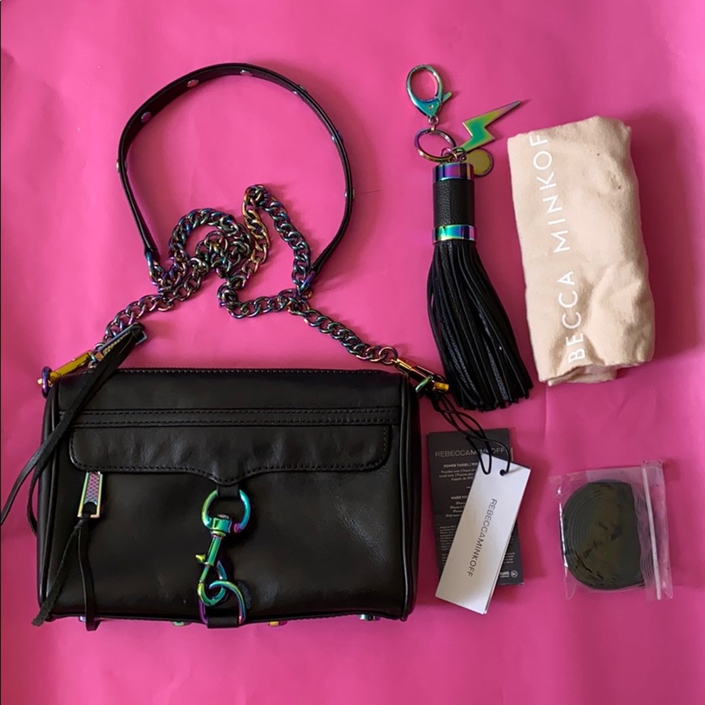 Rebecca Minkoff Mini Mac with Charging tassel